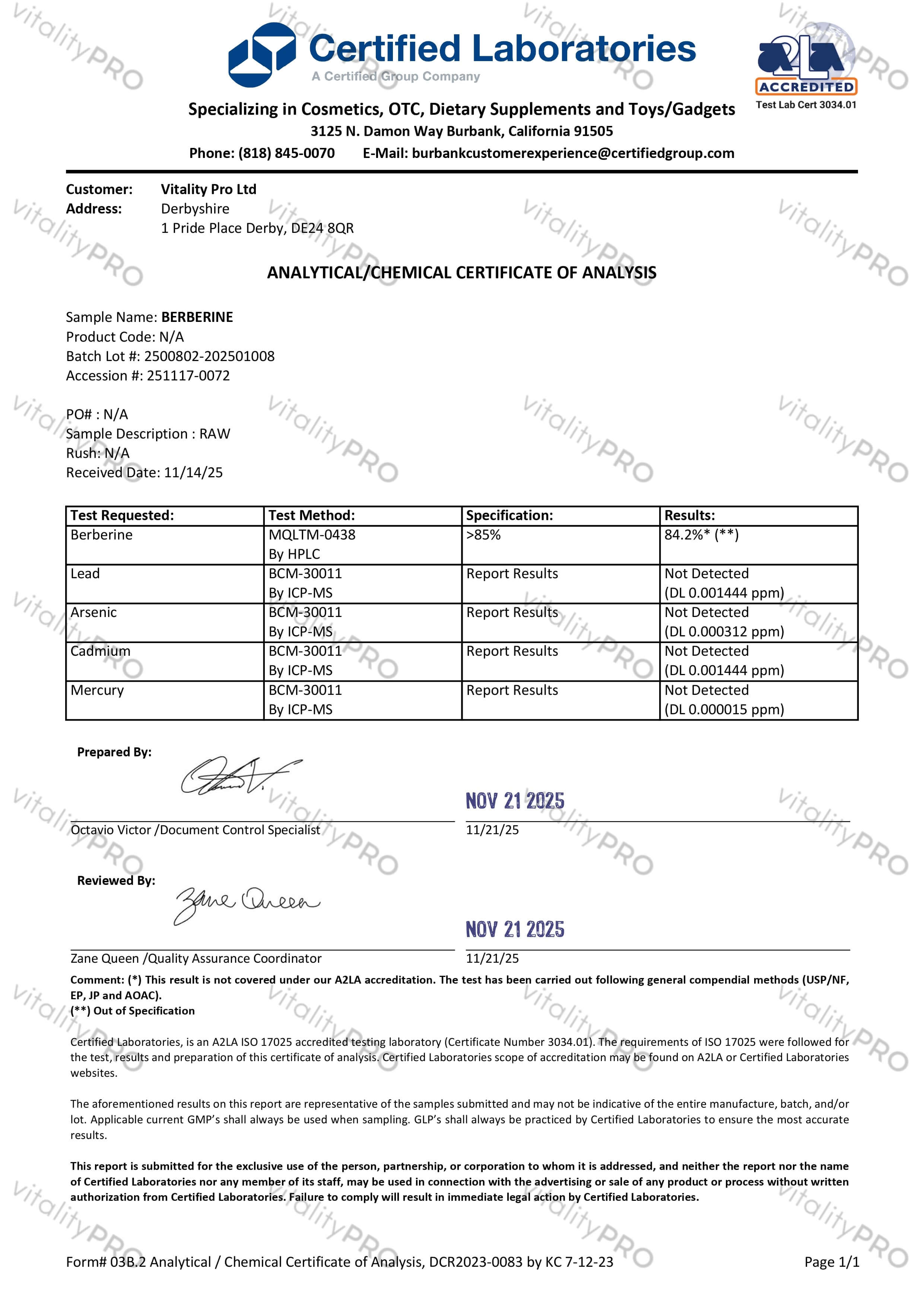 Berberine Advanced