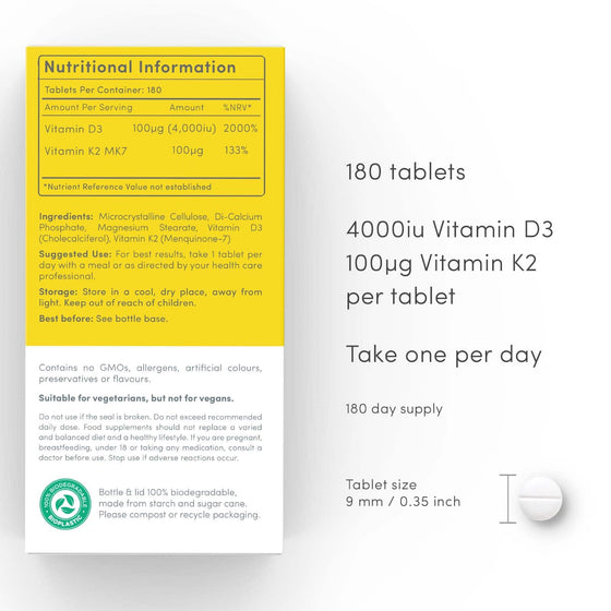 Vitamin D3 & K2