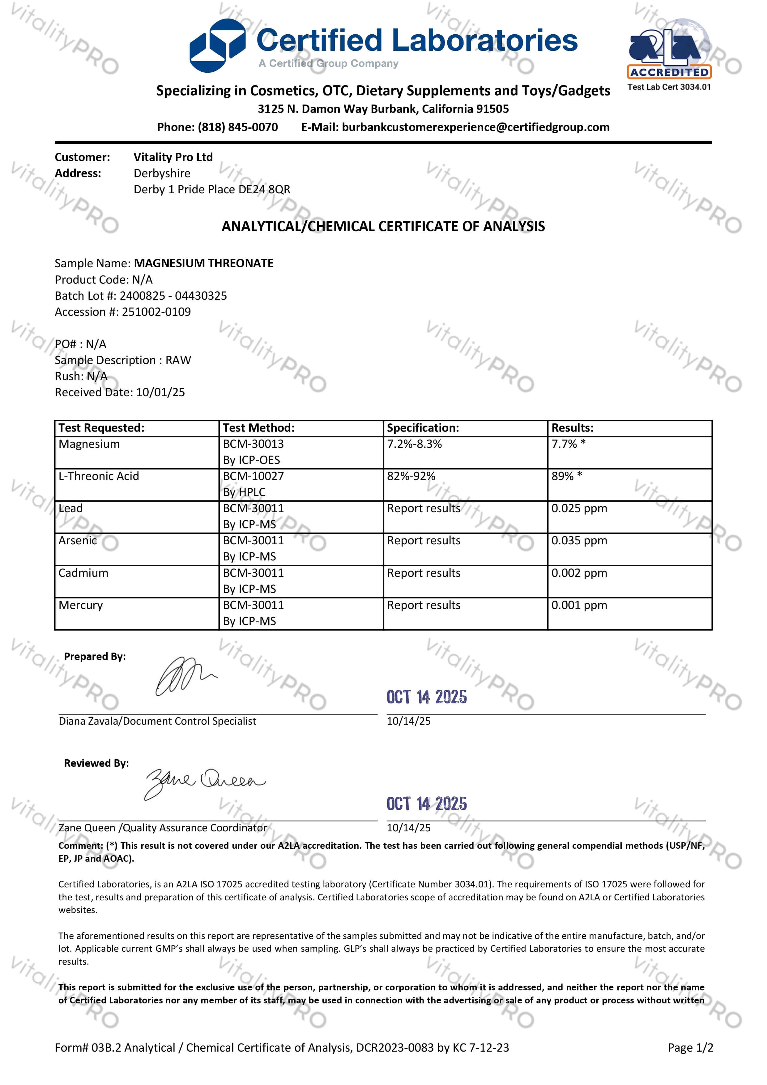 Magnesium Threonate