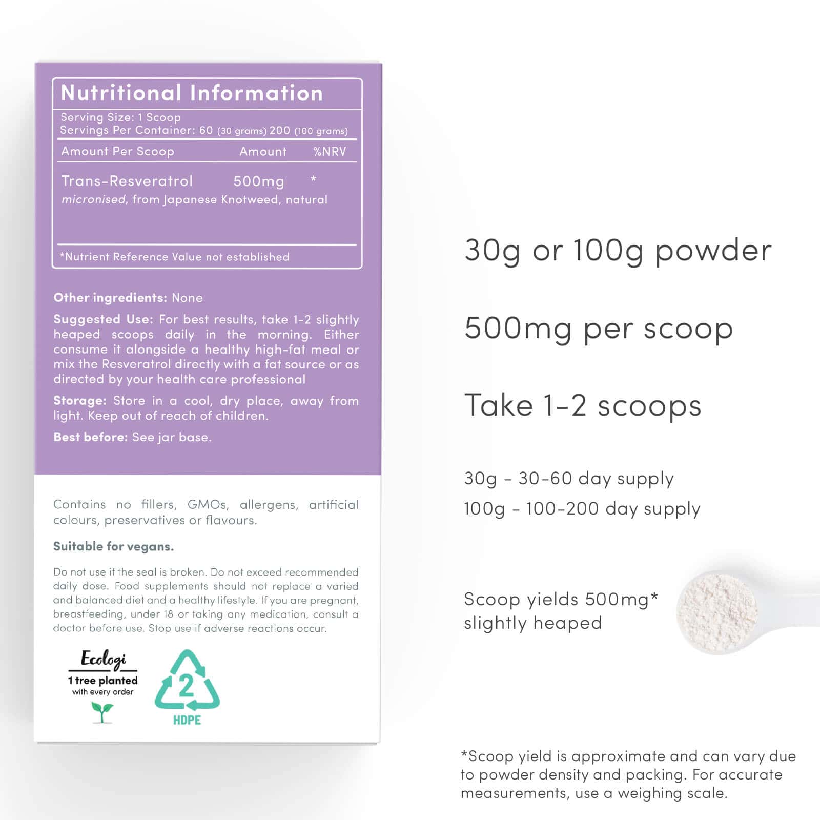 Trans Resveratrol Powder